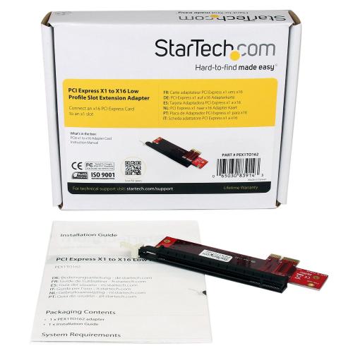 Adaptor Startech PEX1TO162, PCIe 1x - PCIe X16