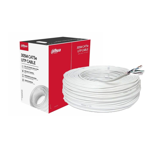 Cablu retea Dahua PFM920I-5EUN, UTP, CAT.5E, 305m, White