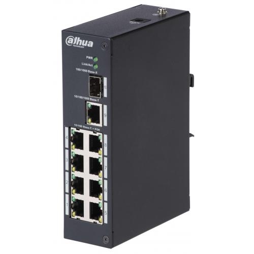 Switch Dahua PFS3110-8P-96, 8 porturi, PoE