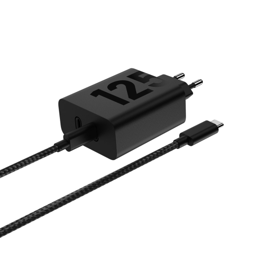 Incarcator retea Motorola TurboPower 125W Duo, 2 x USB-C, 6.5 A, 125 W, Black