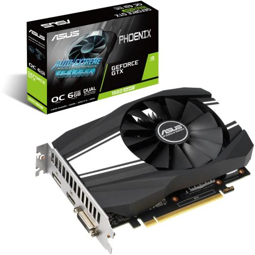 Placa video ASUS nVidia GeForce GTX 1660 SUPER Phoenix OC 6GB, GDDR5, 192bit