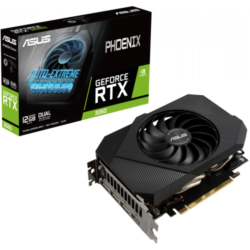Placa video ASUS nVidia GeForce RTX 3060 Phoenix LHR 12GB, GDDR6, 192bit