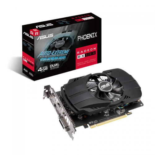 Placa video ASUS Radeon RX 550 Phoenix EVO, 4GB GDDR5, 128-bit