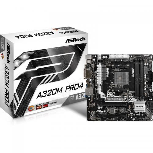 Placa de baza ASRock A320M Pro4, Socket AM4