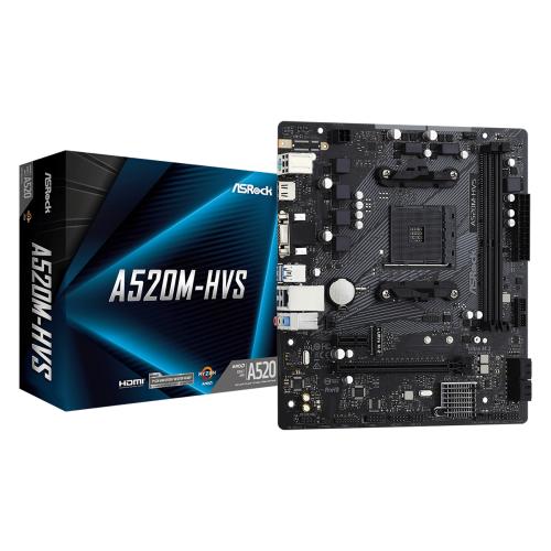 Placa de baza ASRock A520M-HVS, Socket AM4