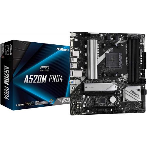 Placa de baza ASRock A520M PRO4, Socket AM4