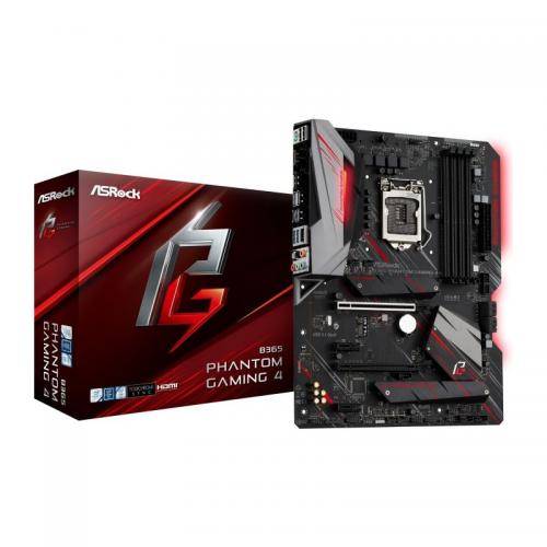 Placa de baza ASRock B365 PHANTOM GAMING 4, Intel B365, Socket 1151 v2, ATX