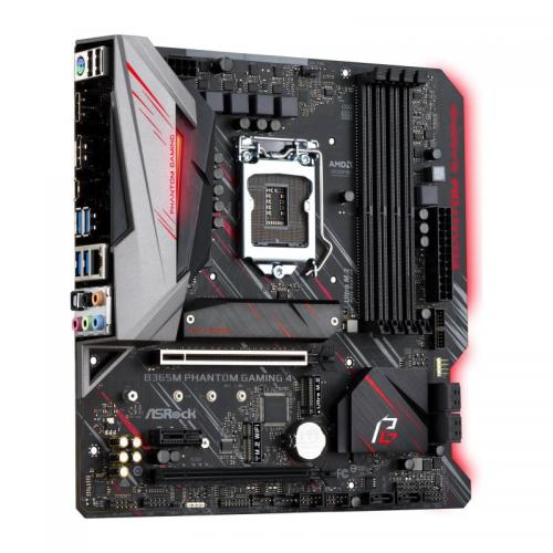 Placa de baza ASRock B365M PHANTOM GAMING 4, Intel B365, Socket 1151 v2, mATX