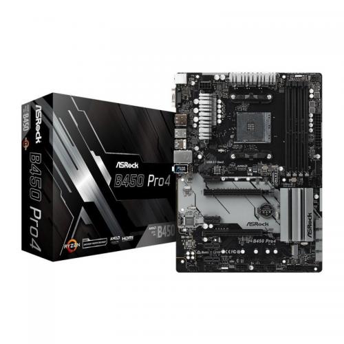 Placa de baza ASRock B450 PRO4, Socket AM4