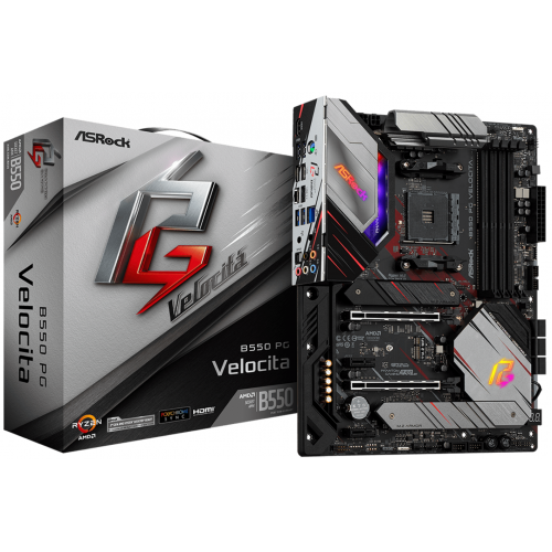 Placa de baza AsRock B550 PG VELOCITA, Socket AM4