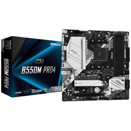 Placa de baza ASRock B550M PRO4, Socket AM4