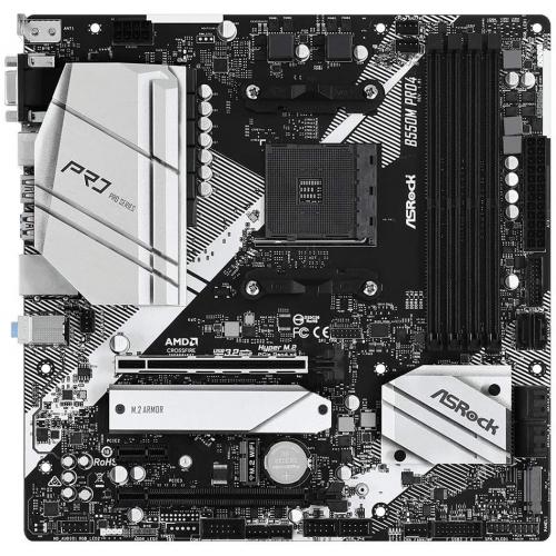 Placa de baza ASRock B550M Pro4, AMD B550, socket AM4, mATX