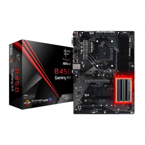 Placa de baza ASRock Fatal1ty B450 GAMING K4, Socket AM4