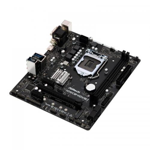 Placa de baza ASRock H310CM-HDV/M.2, Intel H310, Socket 1151 v2, mATX