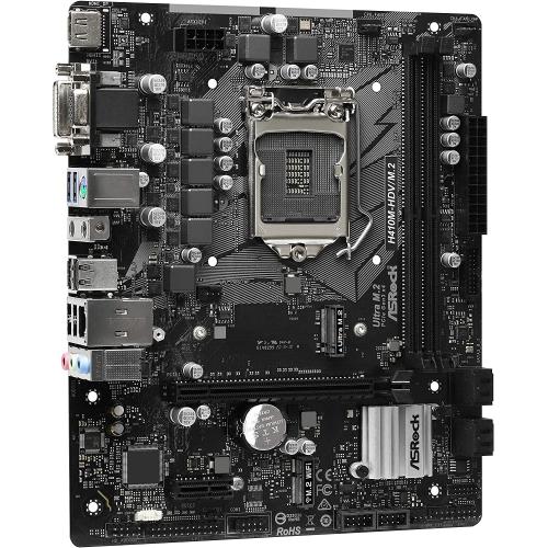 Placa de baza ASRock H410M-HDV/M.2, Intel H410, socket 1200, mATX