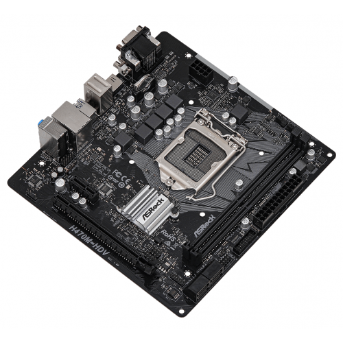 Placa de baza ASRock H470M-HDV, Intel H470, Socket 1200, mATX