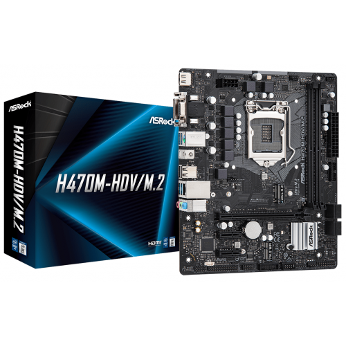 Placa de baza Asrock H470M-HDV/M.2, LGA 1200