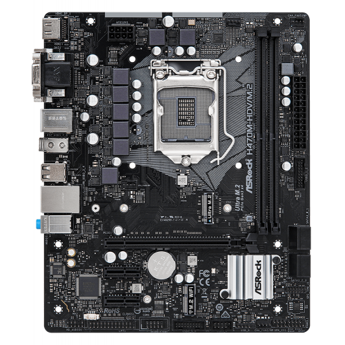 Placa de baza ASRock H470M-HDV/M.2, Intel H470, Socket 1200, mATX