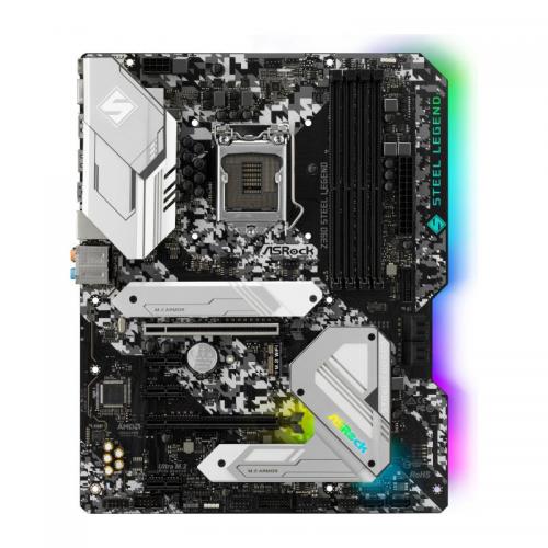 Placa de baza ASRock Z390 Steel Legend, Intel Z390, Socket 1151 v2, ATX