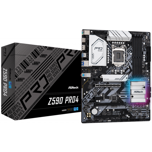 Placa de baza Asrock Z590 PRO4, LGA 1200