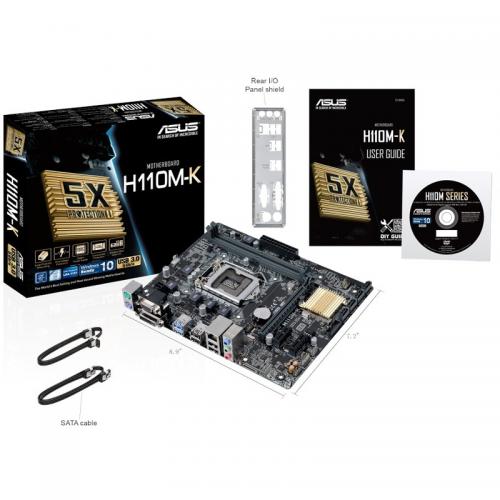 Placa de baza Asus H110M-K, Intel H110, socket 1151, mATX