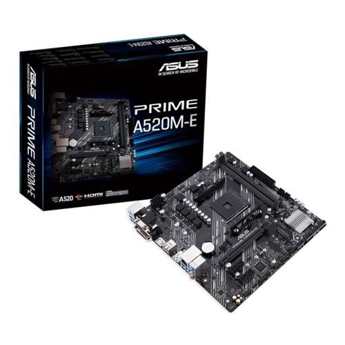 Placa de baza ASUS PRIME A520M-K, AMD A520, socket AM4, mATX