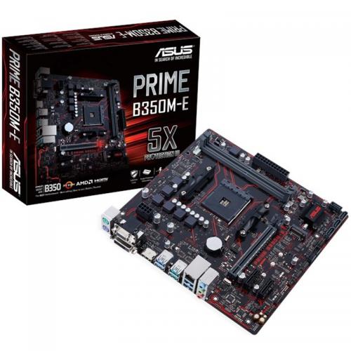 Placa de baza Asus PRIME B350M-E, AMD B350, Socket AM4, mATX