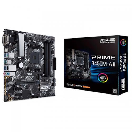 Placa de baza Asus PRIME B450M-A II V2, Socket AM4