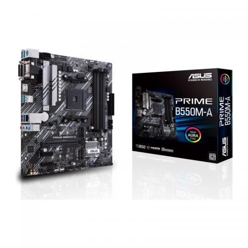 Placa de baza ASUS PRIME B550M-A, AMD B550, socket AM4, mATX