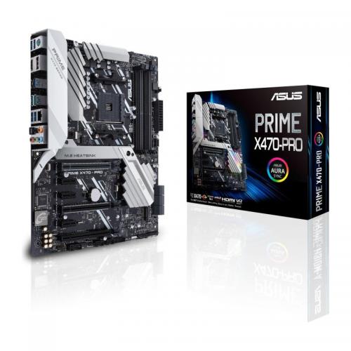 Placa de baza ASUS PRIME X470-PRO, AMD X470, Socket AM4, ATX