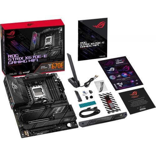 Placa de baza ASUS ROG STRIX X670E-E GAMING WIFI, AMD X670, socket AM5, ATX - RESIGILAT