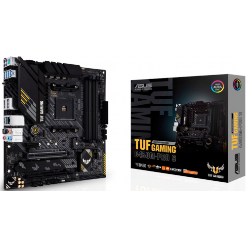 Placa de baza ASUS TUF GAMING B450M-PRO S, AMD 450, Socket AM4, mATX