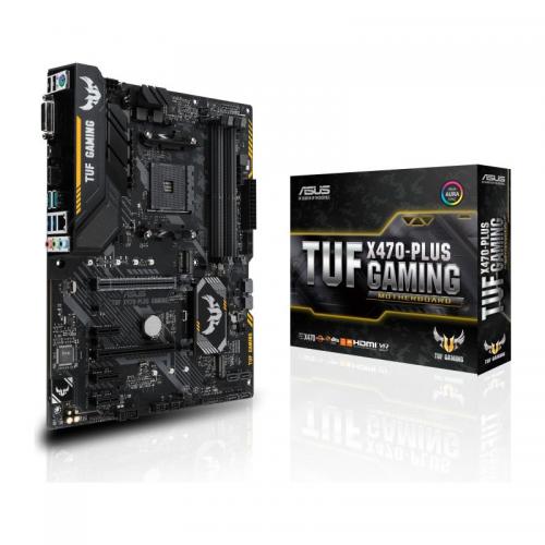 Placa de baza Asus TUF X470-PLUS GAMING, Socket AM4