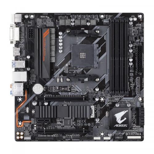 Placa de baza GIGABYTE AORUS B450 M, AMD B450, Socket AM4, mATX