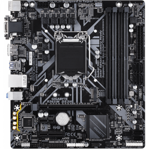 Placa de baza GIGABYTE B365M DS3H, Intel B365, Socket 1151 v2, mATX