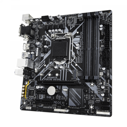 Placa de baza GIGABYTE B365M DS3H, Intel B365, Socket 1151 v2, mATX