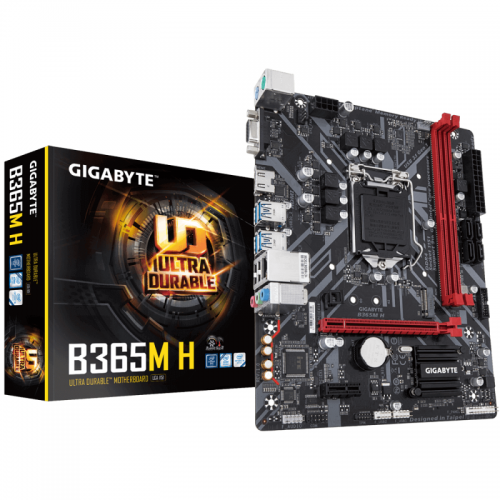 Placa de baza Gigabyte B365 H, Socket 1151