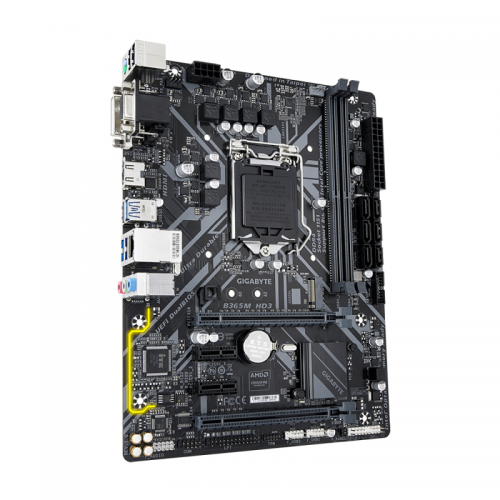 Placa de baza GIGABYTE B365M HD3, Intel B365, Socket 1151 v2, mATX