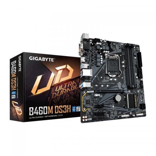 Placa de baza Gigabyte B460M DS3H, Intel B460, socket 1200, mATX