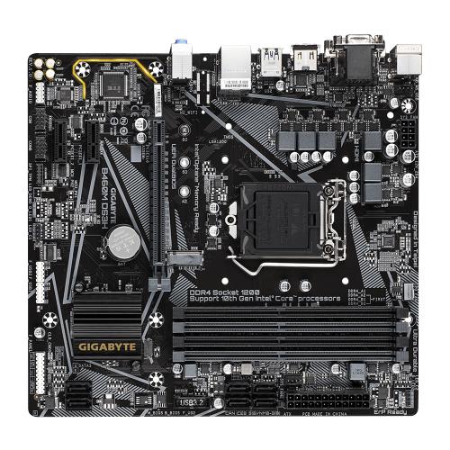 Placa de baza Gigabyte B460M DS3H V2, Intel B460, socket 1200, mATX