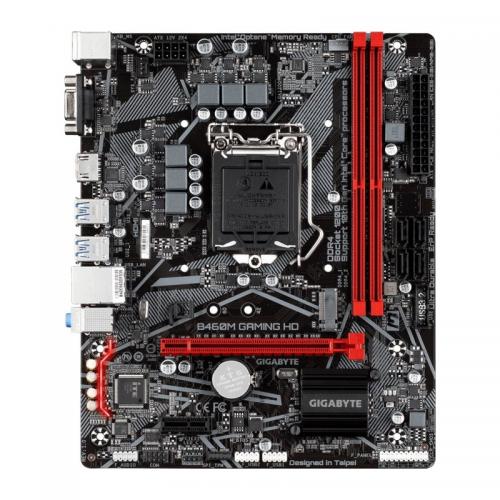 Placa de baza GIGABYTE B460M Gaming HD, Intel B460, Socket 1200, mATX