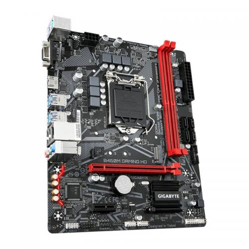 Placa de baza GIGABYTE B460M Gaming HD, Intel B460, Socket 1200, mATX