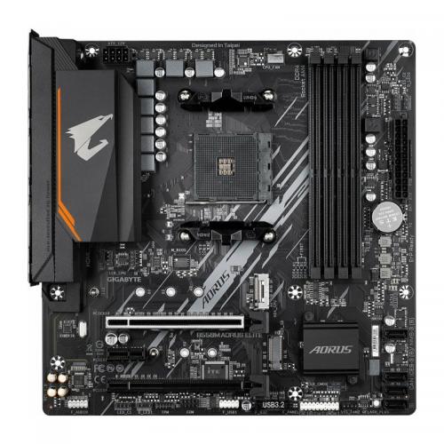 Placa de baza GIGABYTE B550M Aorus Elite, AMD B550, socket AM4, mATX