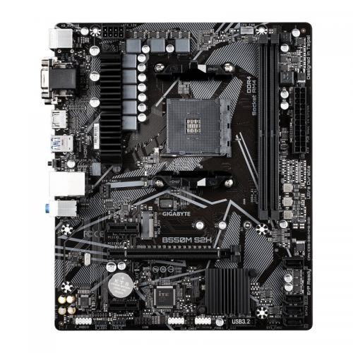 Placa de baza GIGABYTE B550M S2H, AMD B550, socket AM4, mATX