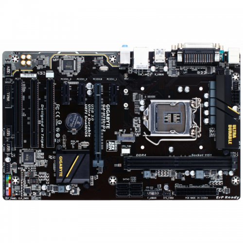 Placa de baza GIGABYTE GA-H110-D3, Intel H110, Socket 1151, ATX