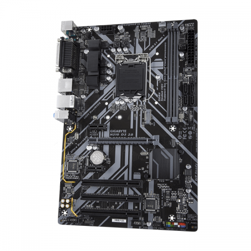 Placa de baza GIGABYTE H310 D3 2.0, Intel H310, Socket 1151 v2, ATX