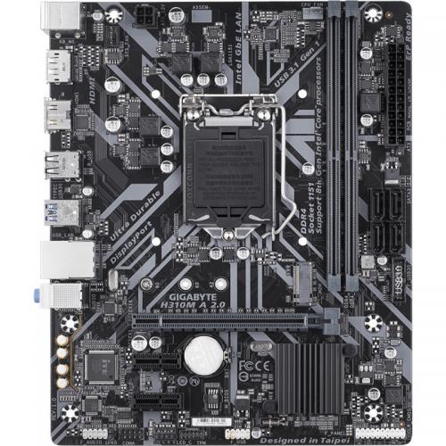 Placa de baza GIGABYTE H310M A 2.0, Intel H310, Socket 1151 v2, mATX