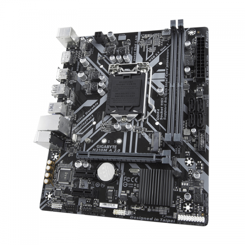 Placa de baza GIGABYTE H310M A 2.0, Intel H310, Socket 1151 v2, mATX