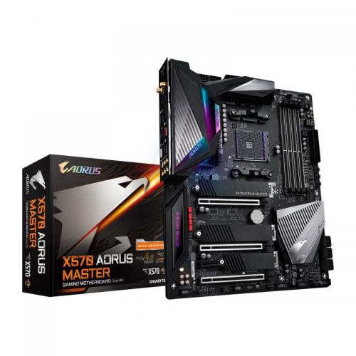 Placa de baza GIGABYTE X570 AORUS MASTER, AMD X570, Socket AM4, ATX