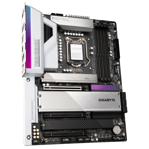 Placa de baza Gigabyte Z590 VISION G, Intel Z590, Socket 1200, ATX